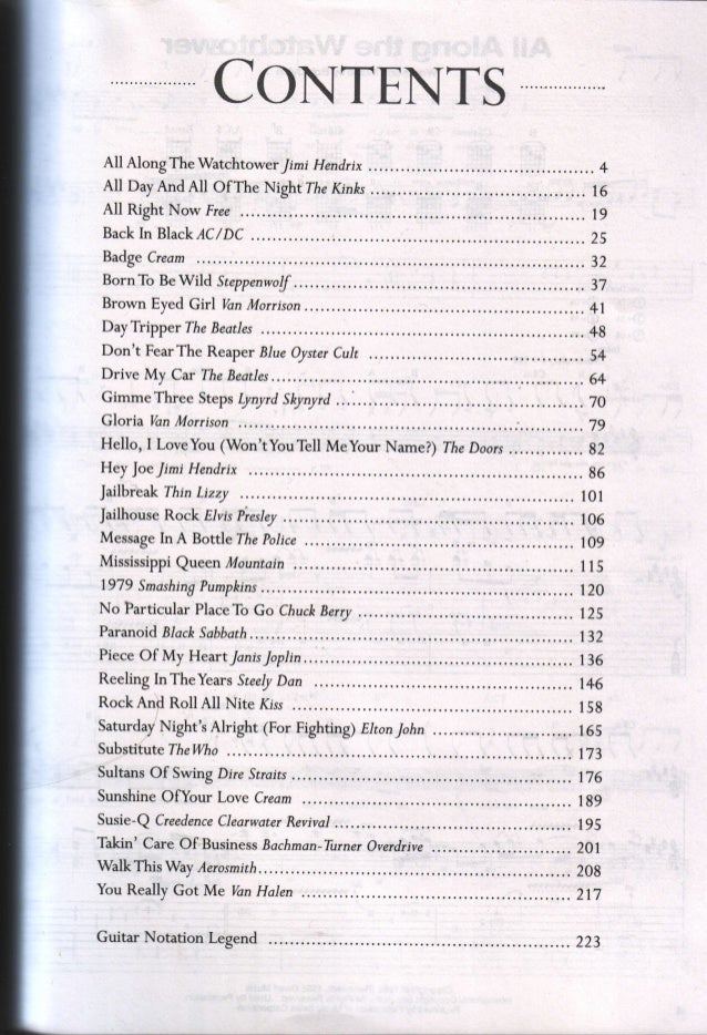Acoustic Rock Guitar Bible
